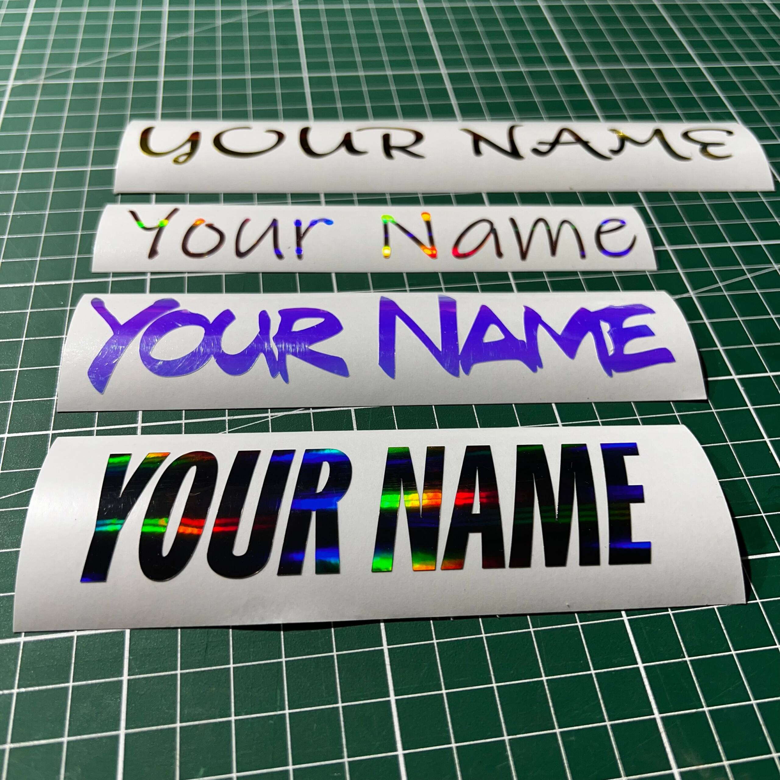 Custom Gepersonaliseerde Naam Sticker