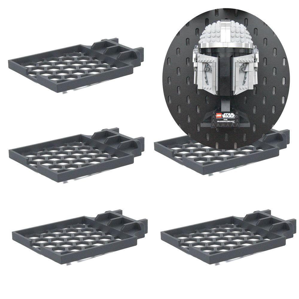 Set 5x IKEA Skadis Beugel voor LEGO® Star Wars™ Helmen  | Display - Houder - Beugel - Standaard