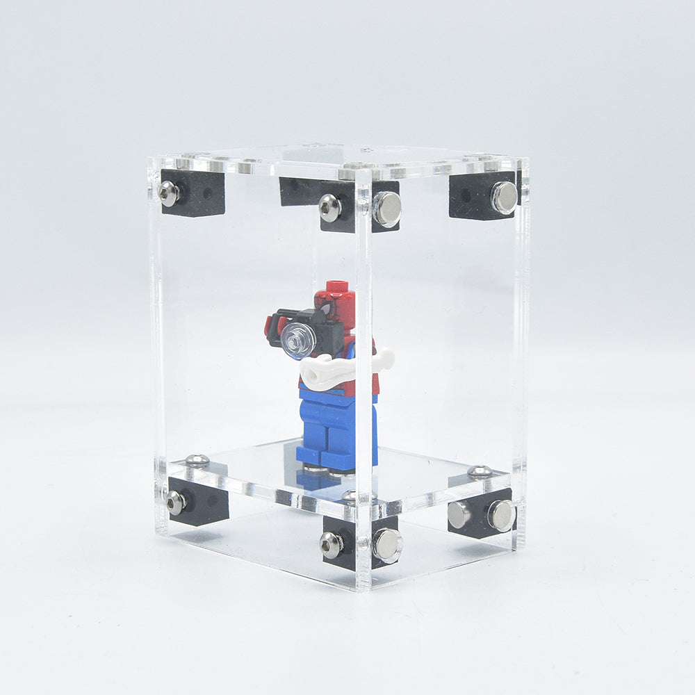 Modulaire Magnetische Display Case voor LEGO® Minifigures – Stapelbaar & Verbindbaar
