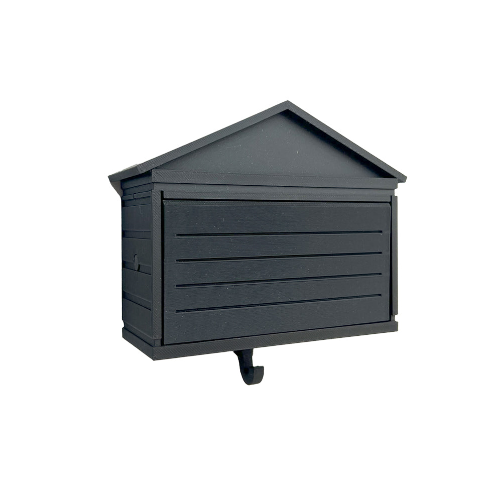 Garage Sleutelhanger met Schuin Dak | Werkende Garagedeur en ruimte voor Mini Auto / Model Auto