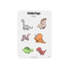 KiddoTags - Sticker Sheet 007 - Dino