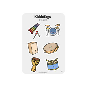 KiddoTags - Sticker Sheet 008 - Dogs