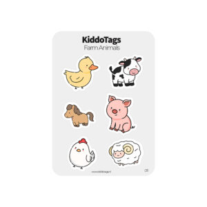 KiddoTags - Sticker Sheet 008 - Dogs