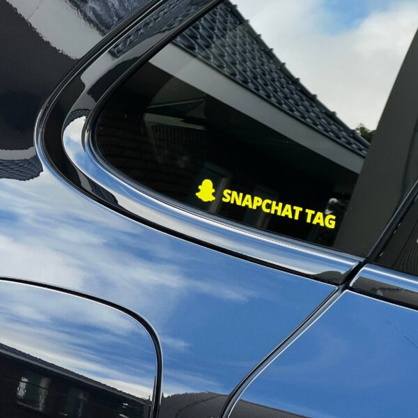 Gepersonaliseerde Snapchat Social Media Sticker