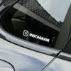 Gepersonaliseerde Instagram Social Media Sticker