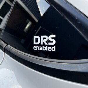 F1 / Formule 1 - "DRS Enabled" - Vinyl Waterproof Sticker