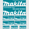 12x Gepersonaliseerde "Eigendom Van" Makita Stickers | 3 Maten | Gelamineerd