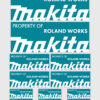 12x Gepersonaliseerde "Property Of" Makita Stickers | 3 Maten | Gelamineerd