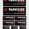 12x Gepersonaliseerde "Eigendom van" Parkside Stickers | 3 Maten | Gelamineerd