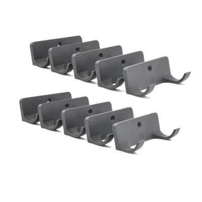 Set 10x Muurbeugel voor LEGO® F1 Speed Champions Auto's | Wandmontage voor F1 Auto's | Display - Houder - Beugel - Standaard