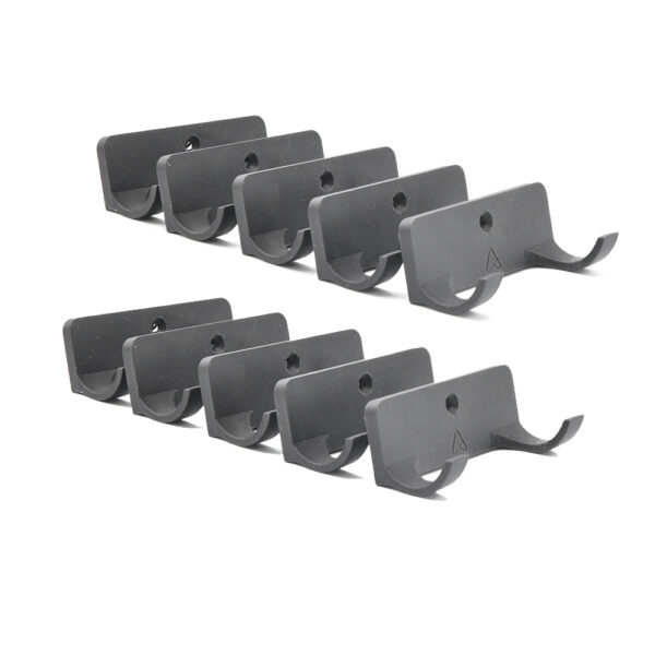 Set 10x Muurbeugel voor LEGO® F1 Speed Champions Auto's | Wandmontage voor F1 Auto's | Display - Houder - Beugel - Standaard