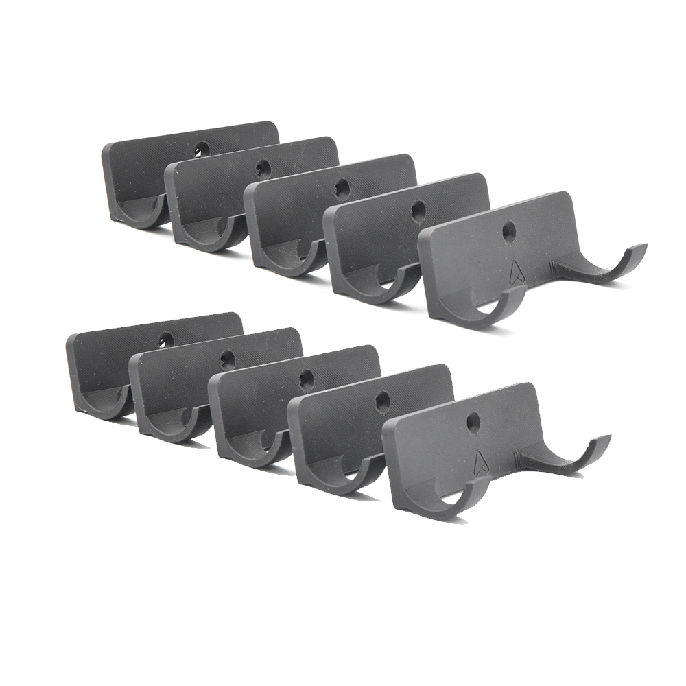 Set 10x Muurbeugel voor LEGO® F1 Speed Champions Auto's | Wandmontage voor F1 Auto's | Display - Houder - Beugel - Standaard