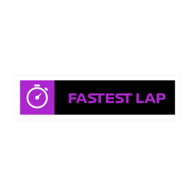 fastest-lap-website F1 / Formule 1 - "Fastest Lap" - Vinyl Waterproof Sticker | Snelste Ronde 9x2cm | Auto, Laptop, Brommer Sticker