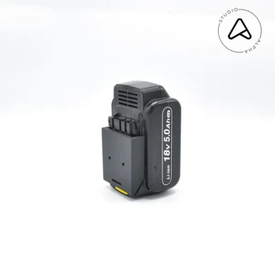 panasonic-18v-accu-battery-mount-2_1 Batterij/Accu Bevestiging Beugel voor Panasonic 18V Batterij/Accu | Wandhouder | Accuhouder | Eenvoudige Montage aan Muur