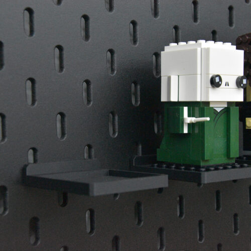 Set 5x IKEA Skadis Beugel voor LEGO® BrickHeadz | Display - Houder - Beugel - Standaard