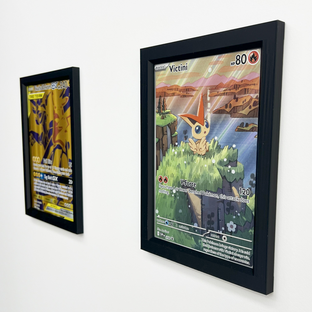 Pokémon Jumbo Kaart Muurdisplay – Fotolijst voor Moderne Jumbo Kaarten (Tape of Schroefmontage)
