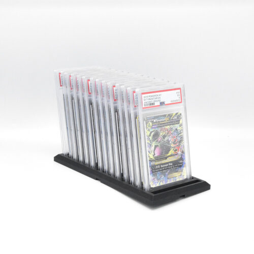 1x Modulaire PSA & Beckett Slab Houder – 15 Slabs per Rij – Verbindbaar Display voor Pokémon & TCG Collecties
