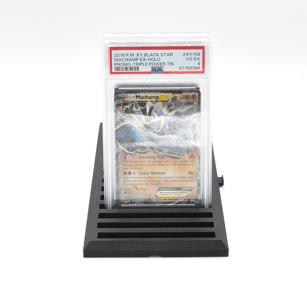 studioalpha-pokemon-psa-slab-holder-multi-7 1x Modulaire PSA & Beckett Slab Houder – 15 Slabs per Rij – Verbindbaar Display voor Pokémon & TCG Collecties
