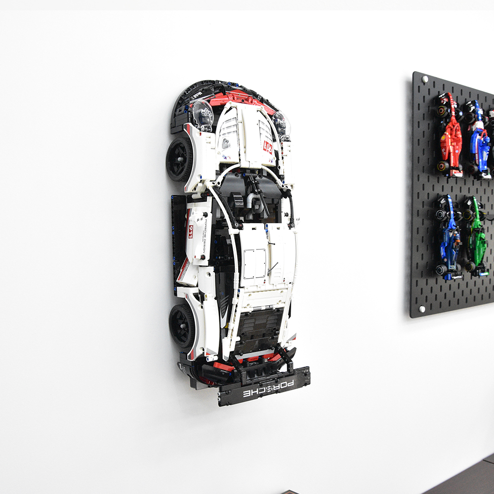 Muurbeugel voor LEGO® Technic Porsche 911 RSR (42096) | Display - Houder - Beugel - Standaard