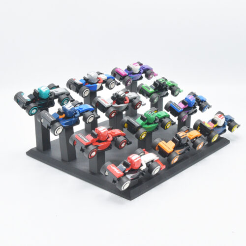 Display Standaard voor LEGO® F1 Minifigures – Standaard voor 12 F1 Minifigure Auto’s | Display - Standaard - Houder - Cadeau