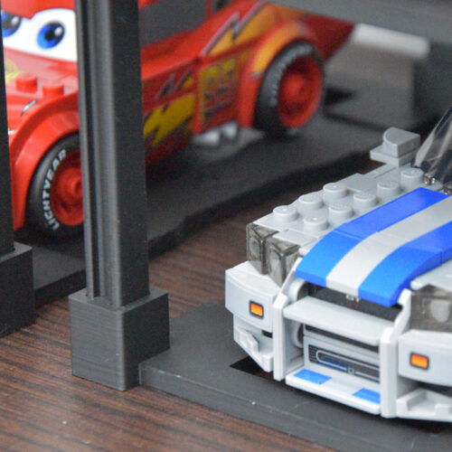 Modulaire Garage 4x voor LEGO® Speed Champions Auto's | Display - Houder - Beugel - Standaard