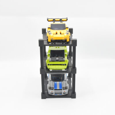 Modulaire Garage 3x voor LEGO® Speed Champions Auto's | Display - Houder - Beugel - Standaard