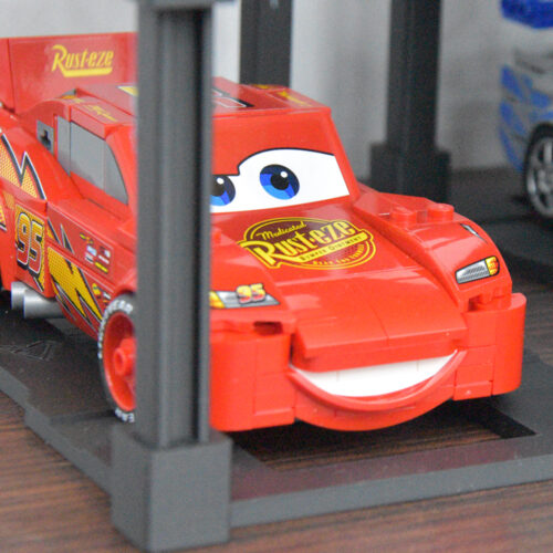 Modulaire Garage 4x voor LEGO® Speed Champions Auto's | Display - Houder - Beugel - Standaard