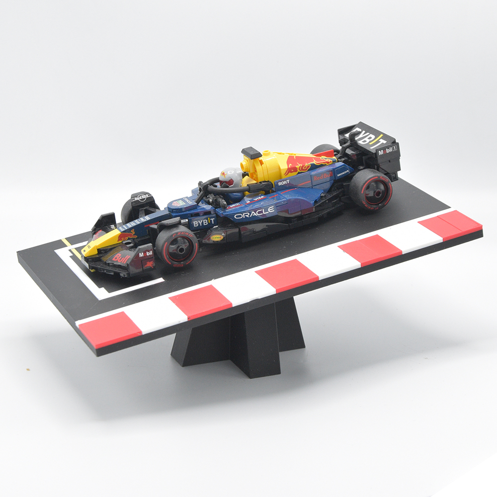 studioalpha-lego-speed-champions-grid-startopstelling-display-5 Display Standaard voor LEGO® F1 Speed Champions Auto | Grid / Startopstelling F1 Auto Houder | Display - Houder - Beugel - Standaard