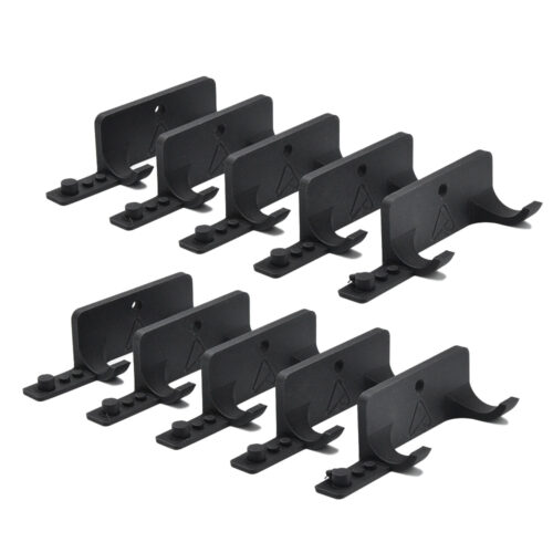 studioalpha-lego-speedchampions-muur-mount-met-helm-en-rijder-10-pack Set 10x Muurbeugel voor LEGO® F1 Speed Champions Auto's met plek voor Minifigure en Helm | Wandmontage voor F1 Auto's | Display Houder Standaard