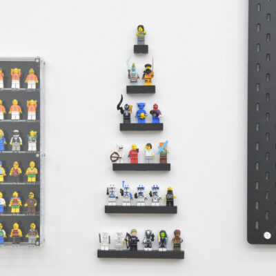 Zwevende Muur Plank voor LEGO® Minifigures - 1 tot 6 Minifigures