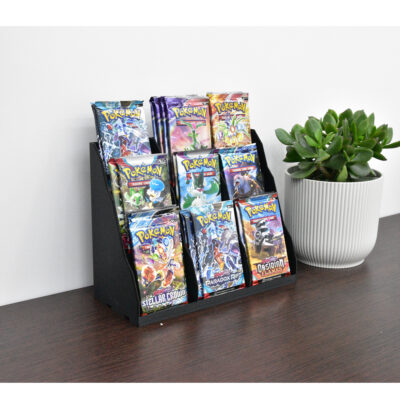 1x Modulaire TCG Kaarten Display – 9-Vaks Houder voor Pokémon, Booster Packs & Toploaders