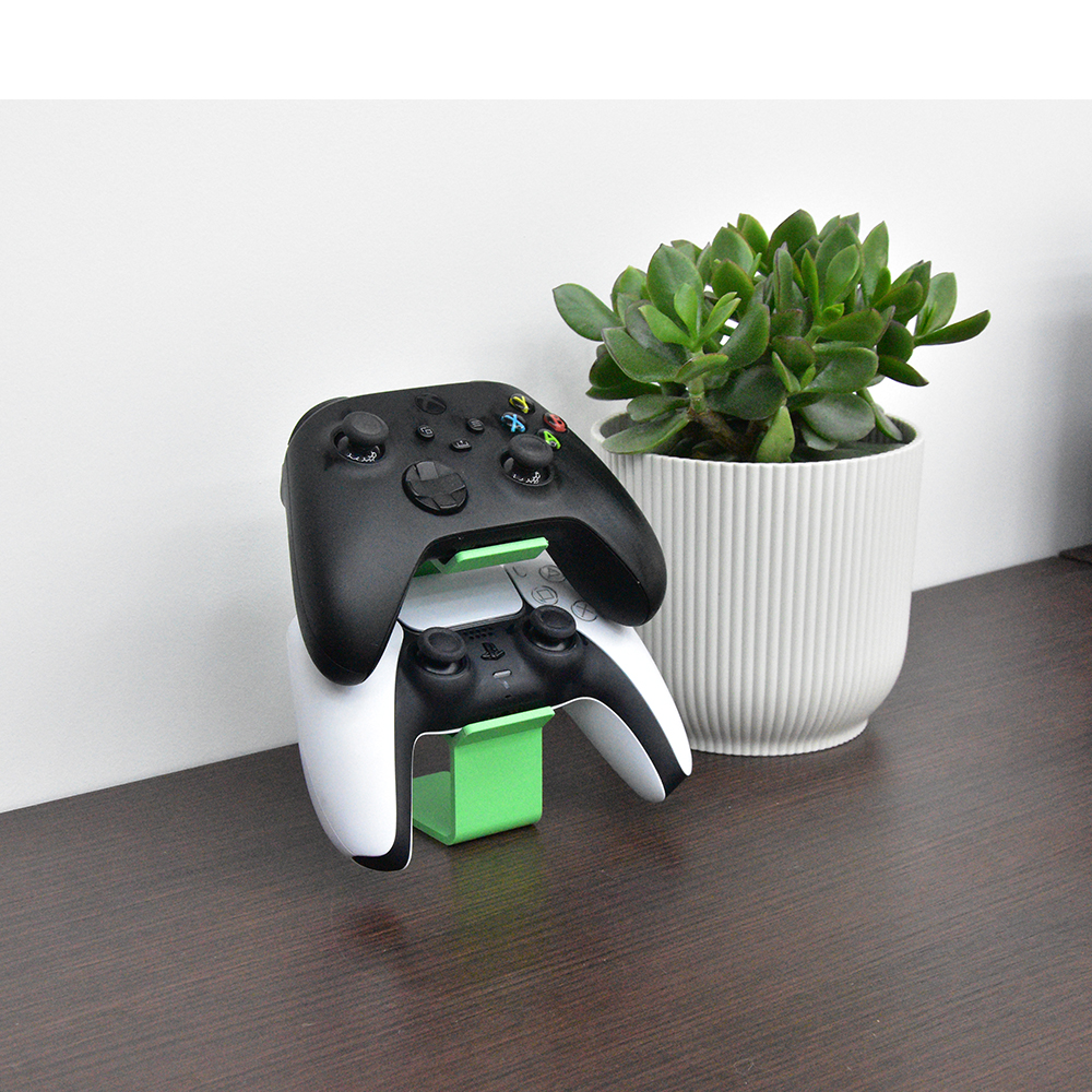 Duo Controller Houder – Stijlvolle Stand voor 2 Xbox & PlayStation Controllers