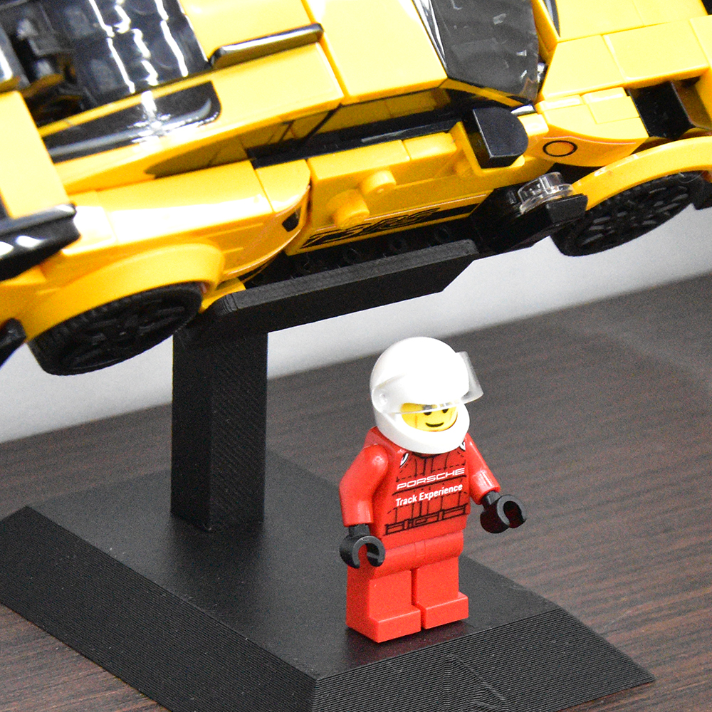 Universele Display Standaard voor 1x LEGO® Speed Champions Auto  | Display - Houder - Beugel - Standaard