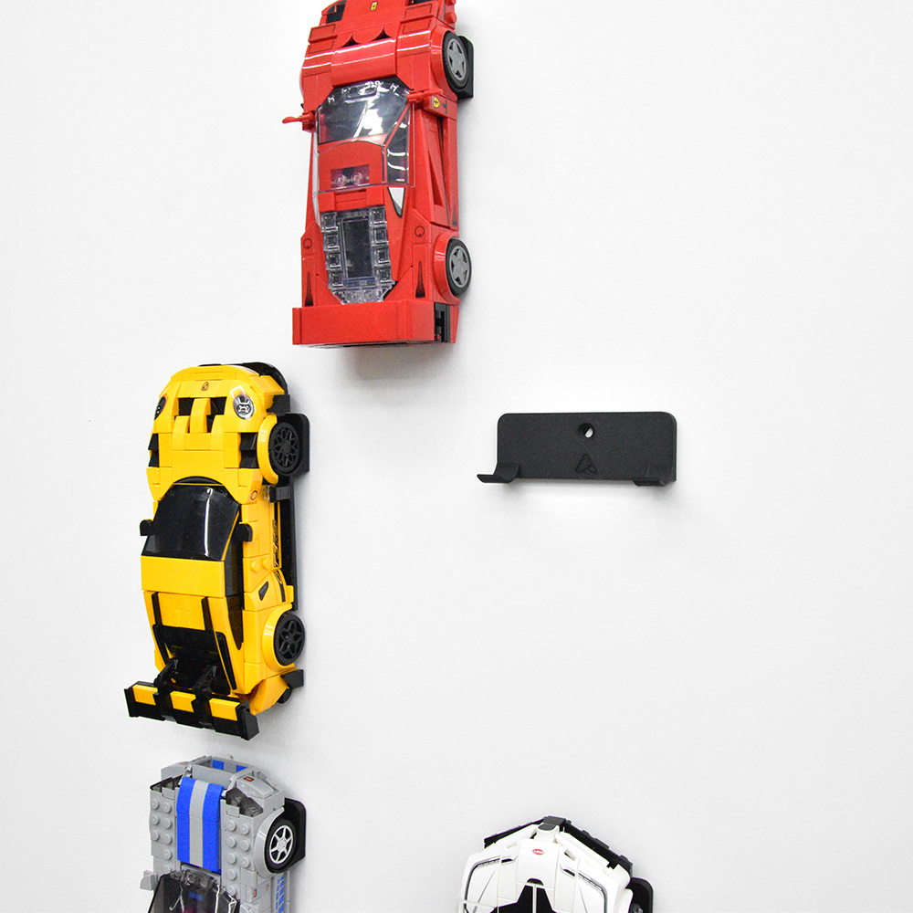 Set 5x Universele Muurbeugel voor LEGO® Speed Champions Auto's | Wandmontage voor Speed Champions | Display - Houder - Beugel - Standaard