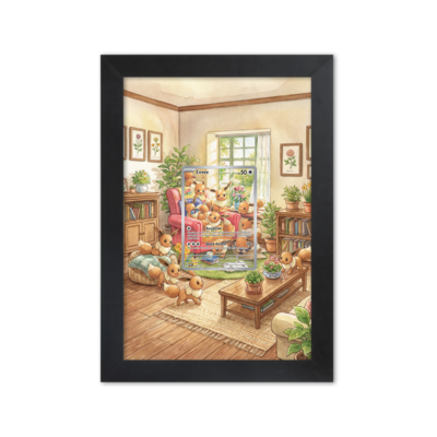 Eevee #188 - Twilight Masquerade Extended Artwork Display Frame | 18x24cm | Frame voor Raw (Sleeved of Toploaders) & PSA Slabs