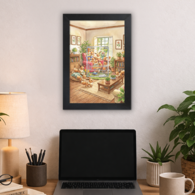 Eevee #188 - Twilight Masquerade Extended Artwork Display Frame | 18x24cm | Frame voor Raw (Sleeved of Toploaders) & PSA Slabs