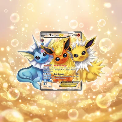 Flareon Ex #RC28 - Generations Extended Artwork Display Frame | 18x24cm | Frame voor Raw (Sleeved of Toploaders) & PSA Slabs