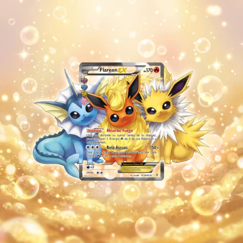 Flareon Ex #RC28 - Generations Extended Artwork Display Frame | 18x24cm | Frame voor Raw (Sleeved of Toploaders) & PSA Slabs