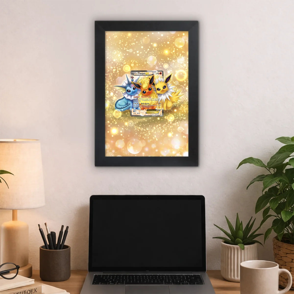 Flareon Ex #RC28 - Generations Extended Artwork Display Frame | 18x24cm | Frame voor Raw (Sleeved of Toploaders) & PSA Slabs