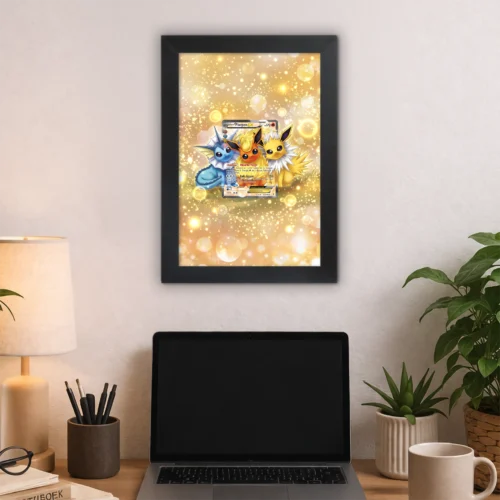 Flareon Ex #RC28 - Generations Extended Artwork Display Frame | 18x24cm | Frame voor Raw (Sleeved of Toploaders) & PSA Slabs