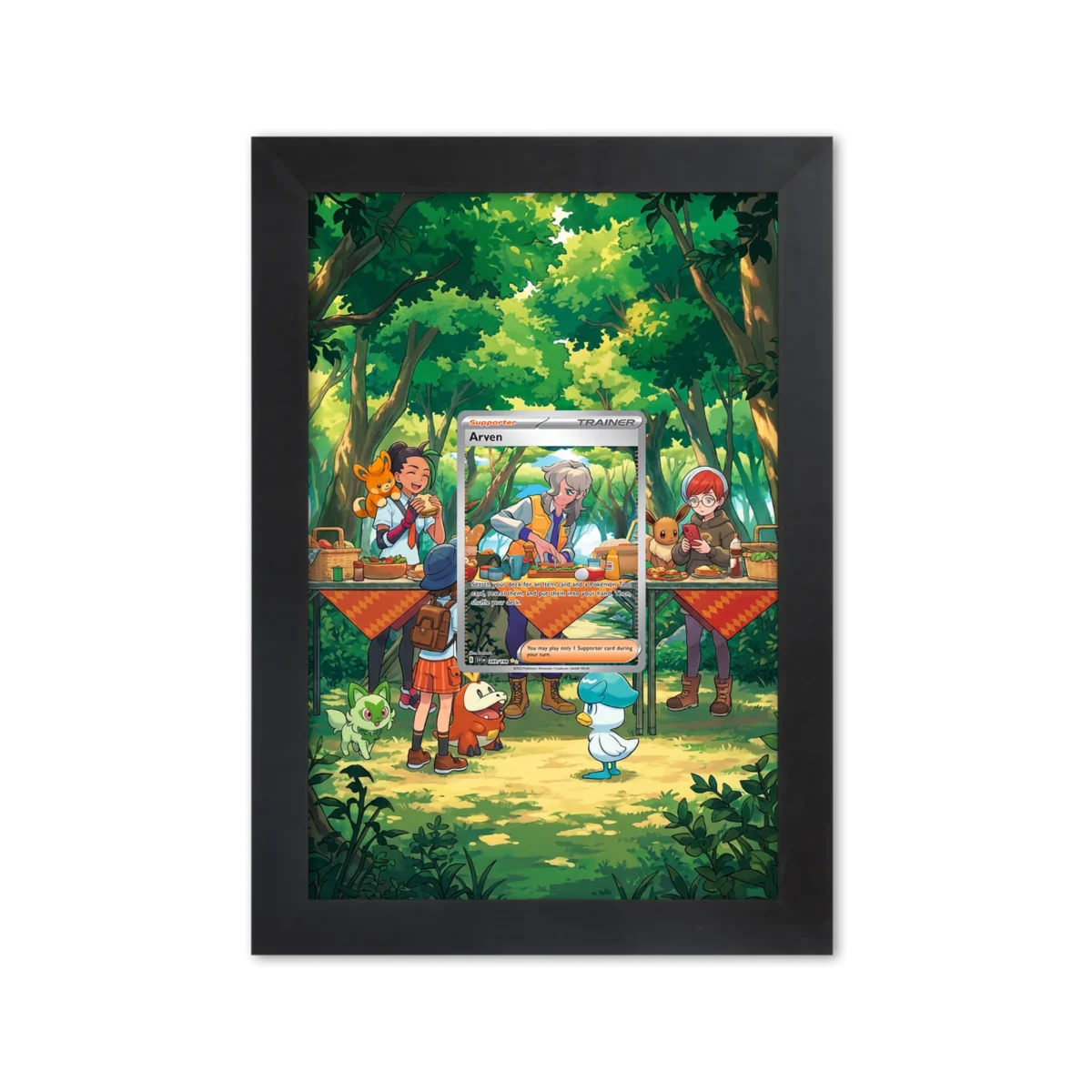 Arven #249 - Scarlet & Violet Extended Artwork Display Frame | 18x24cm | Frame voor Raw (Sleeved of Toploaders) & PSA Slabs