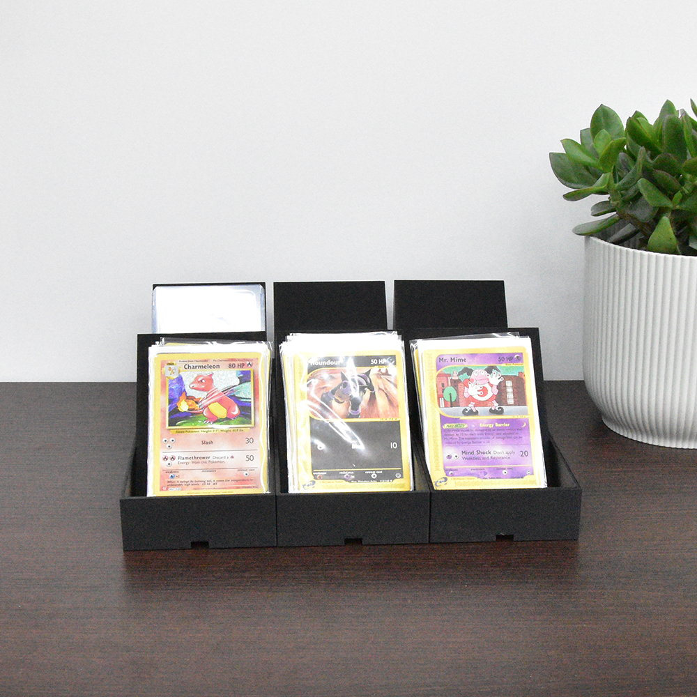 1x Modulaire TCG Sorteerbak – Uitbreidbare Kaartenhouder voor Pokémon & Andere TCG’s (250 kaarten per bak)