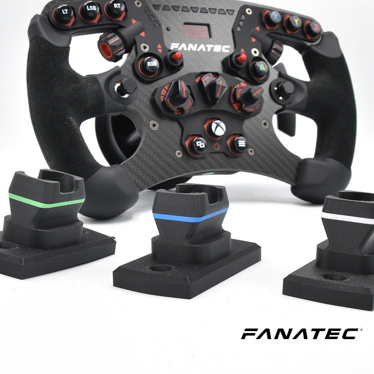 Fanatec QR2 Quick Release Striped Wheel Mount Beugel voor Sim Rig
