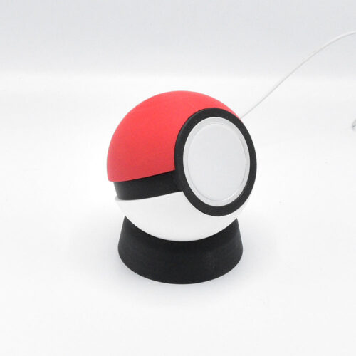 studioalpha-pokemon-pokeball-magsafe-charger-1 Pokéball MagSafe Telefoon Opladerhouder | Decoratie, Cosplay of Cadeau | 3D Geprint | Pokémon Pokéball