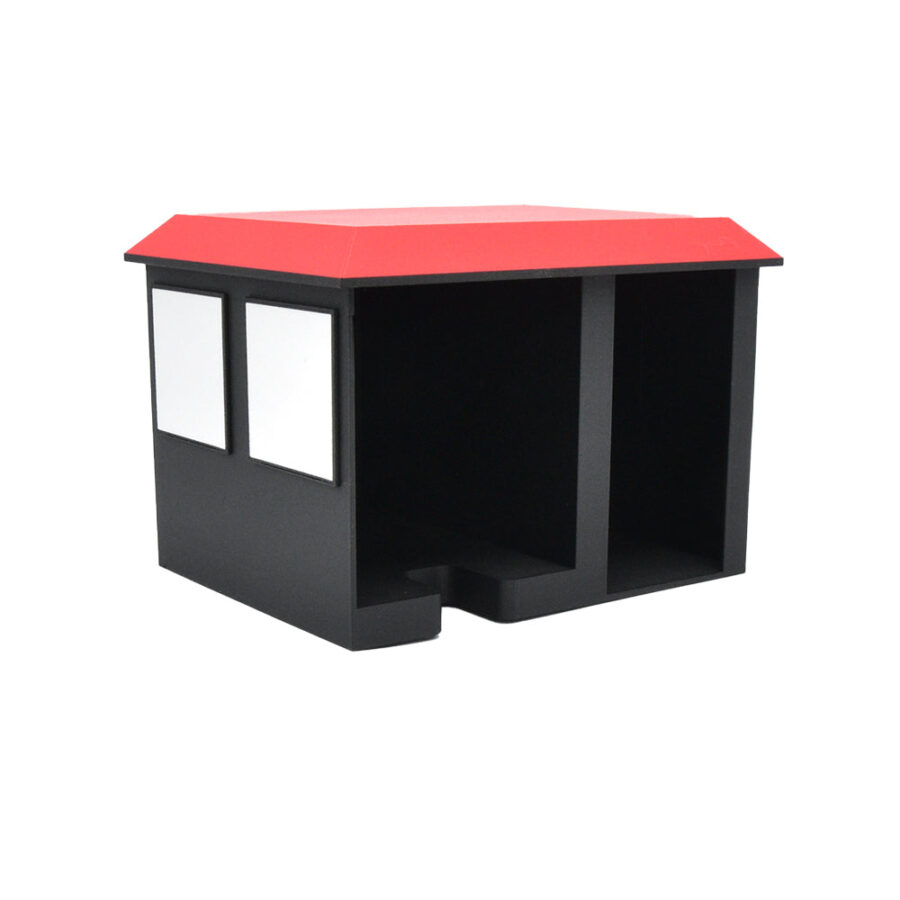 Card Center - Trading Card Sleeve & Toploader Houder - Pokecenter Stijl, 3D-geprint
