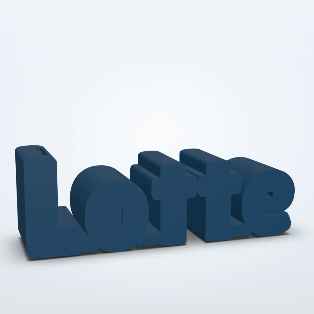 Spaarpot met naam van je kind – losse letters, schroefdop