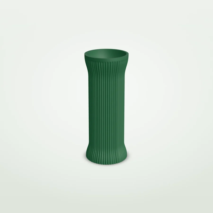 Geribbelde vaas met textuur, 20 tot 30 cm – Juova