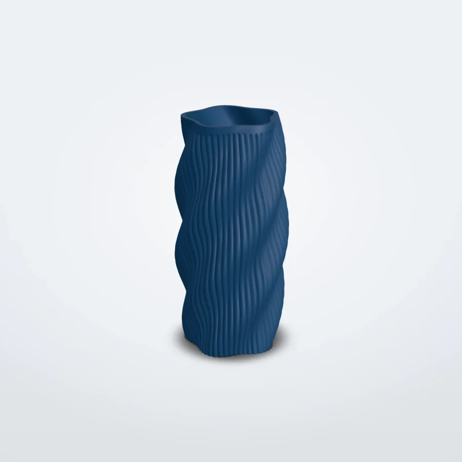 Gedraaide vaas met textuur, 20 tot 30 cm – Kaiku
